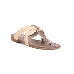 NUR ITALY Bronze Made In Italy Leather Pietra Sandals